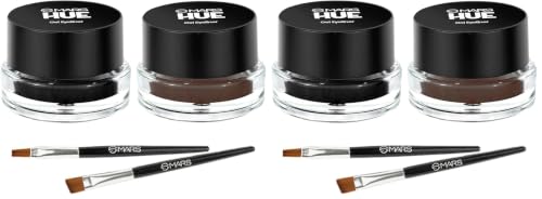Image of MARS 2-In-1 Hue Gel Matte Eyeliner | Waterproof & Smudgeproof Formula | Stay Upto 24 Hours | Comes With 2 Brush Set (6.0 Gm) (Black & Brown) (Pack of 2)