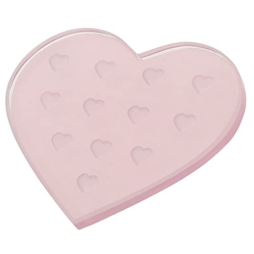 FOMIYES Professional Lash Tray Heart Shaped Eyelash Extension Pad Pad for Eyelash Smooth Edge