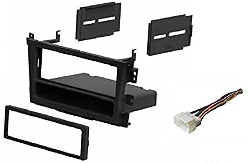 ASC Car Stereo Install Dash Kit and Wire Harness for Installing a Single Din Radio for 2000 2001 2002 2003 Acura CL, 1999-2003 Acura TL