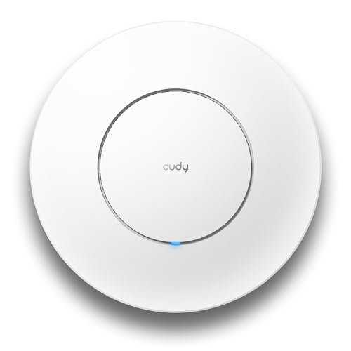 Cudy AC1200 Gigabit Wireless Access Point, Gigabit RJ45, Business WiFi Solution w/Mesh Support, Beamforming, Seamless Roaming, MU-MIMO, PoE or DC Powered, AP1300