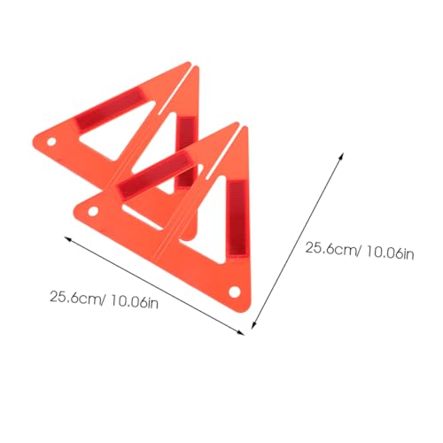 Triangle avertissement réfléchissant pliable pour éviter les dangers de panne