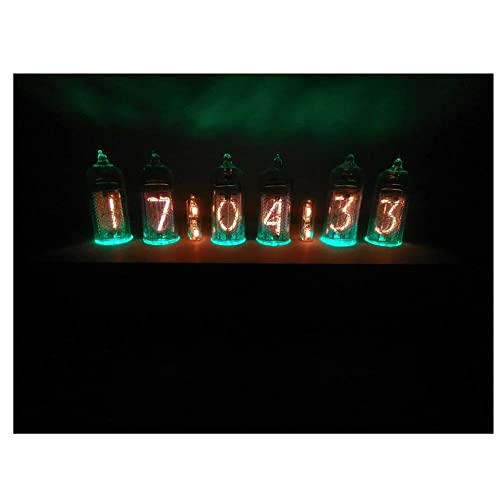 DIY in Former Soviet Union - 14 Glow Bell Tube Electronic Clock Beautiful Gift Gift not Finished IN-14