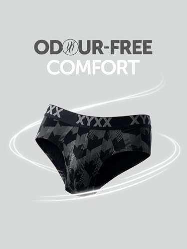 Image of XYXX Metrix Cotton Modal Brief for Men | Snug Fit with Anti-roll no-Marks Waistband | Printed Underwear for Men Combo