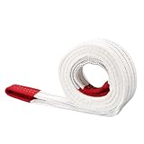 1pc 1T-5T 1M-6M 4:1High tensile Eye-Eye Flat Webbing Endless Industrial Lifting Polypropylene Fiber PP Strap(2TX4M 1pcs)