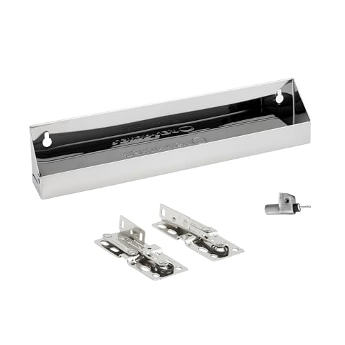 Image of Rev-A-Shelf 14.25 inch Tip Out Tray w /Soft Close for Sink Base Cabinets, Storage Organizer for Kitchen, Laundry Room, or Vanity Cabinets, 6581-14SS-SC-1