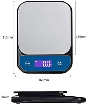 Digital Kitchen Scales Electronic Digital Balance Weight Pocket Scale,Suitable for Kitchen,Size: 21cm*16cm*15cm,1 Pcs