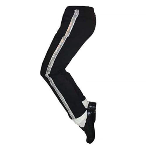 Disfraz de Michael Jackson para baile con pantalones y calcetines de diamantes