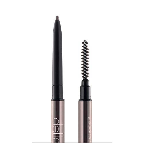 Delilah Retractable Eyebrow Pencil With Brush - Shapes And Defines Brows - Creates Natural, Hair-Like Looks - Easy Application - Vegan And Paraben Free - Dermatologically Tested - Sable - 0.002 Oz #TOP3