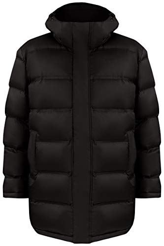 Preisvergleich Produktbild Finn Flare Herren Daunenmantel mit schöner Steppoptik Black, S (48)