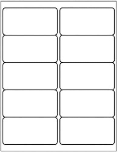 Image of 2 inch x 4 inch Printable Labels White 20000 Shipping Address Label for Laser Inkjet Printer 5163 8163 Mailing Label for Package Envelope (2000 Sheets)