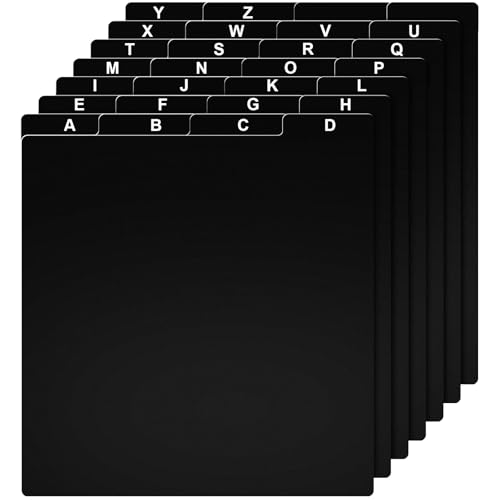 Marspark 26 Pcs Vinyl Album Divider A-z Record Divider DVD Cd File Alphabet Record Organizer with...