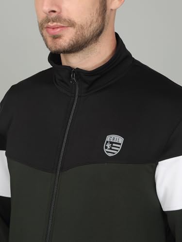 Image of Cantabil Solid Green Full Sleeves Mock Neck Regular Fit Men's Casual Jacket | Casual Winter Jackets for Men | Mens Jackets for Winter Wear (P MJKT00293)