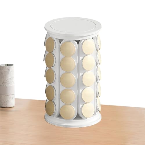 Organizador De Cápsulas De Café - Organizador Giratorio De Cápsulas De Café | Accesorios de Cocina Dispensador Giratorio para Barra | Encimera De Bar Muebles Y Apartamentos