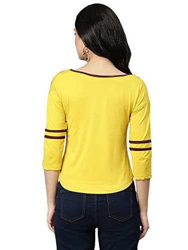 Image of OM SAI LATEST CREATION Women's New 3D Printed Lycra 3 /4 Sleeve Regular Fit Office wear,Casual wear Western Top