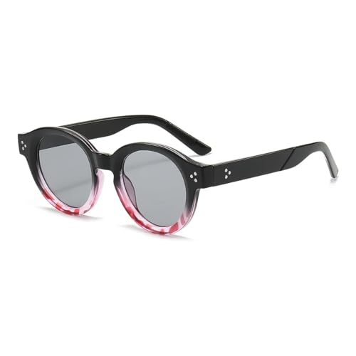 Lunettes de soleil rondes vintage anti-fatigue oculaire et protection UV400 pour femme
