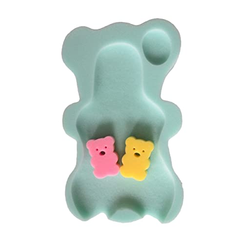 Image of Kisangel Anti Slip Baby Bath Mat Sponge Cushion for Newborns Infant Safety Support Quick Drying Bath Tub Pad