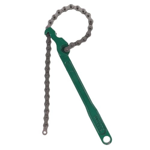 PRETYZOOM Chain Wrench Oil Filter Wrench Heavy Duty Plumbing Tool for Water Filter Removal Versatile Hand Tool for Auto Repair and Mechanical Tasks