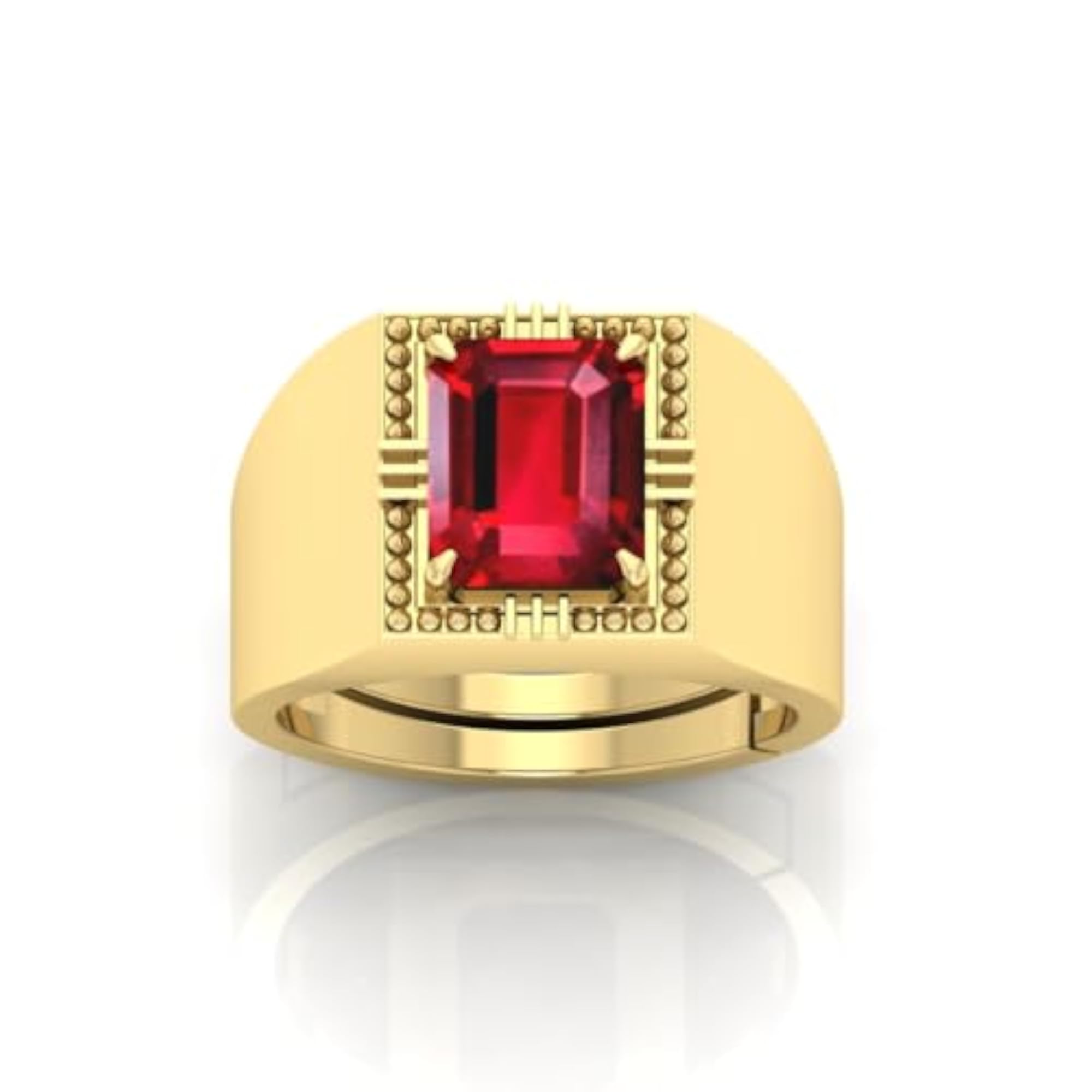5.25 Ratti Ruby Adjustable Ring, Lab Certified