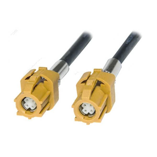 LVDS Cables Assembly 1M with HSD 4Pin K Code Female to Female Connector