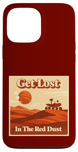 Mars Rover Get Lost In The Red Dust Retro Space Exploration �X�}�z�P�[�X iPhone 13 Pro Max �p