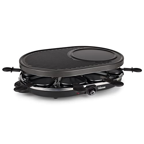 Tristar RA-2996 Raclette Pour 8 personnes – Avec zone pour les crêpes