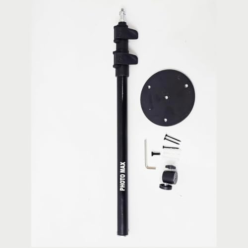 Image of PHOTOMAX Big Wall Mount Boom Arm Tripod 200cm Wall Ceiling Mount Boom Arm Tripod Desk Mount Table Stand Adjustable Height for Photo Studio Video Ring Light Strobe Flash Mobile Lighting Softbox (CM07)