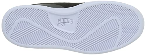 Image of Puma Smash V2 MID L Fur JR Sneaker, Dark Shadow, 4 UK