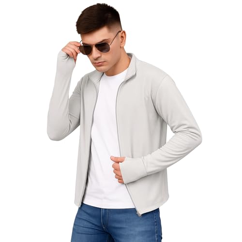 Image of MIA FASHION Summer Jacket with UV Protection UPF 50+ for Men Anti-Tan & SPF 50+ Sun Protection |Lightweight & Breathable Coolrush Jacket for Cycling & Bike Rider