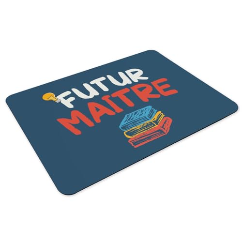 Sets de table bleu caoutchouc grand format pour repas et ecole