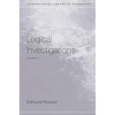 Logical Investigations Volume 2