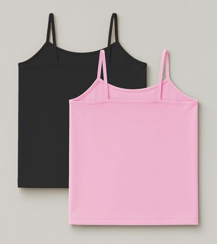 Image of Kurve Girl's Sleeveless Tank Top - Stretch Undershirts Cami Camisole, UV Protective Fabric, Rated UPF 50+ (Made in USA)