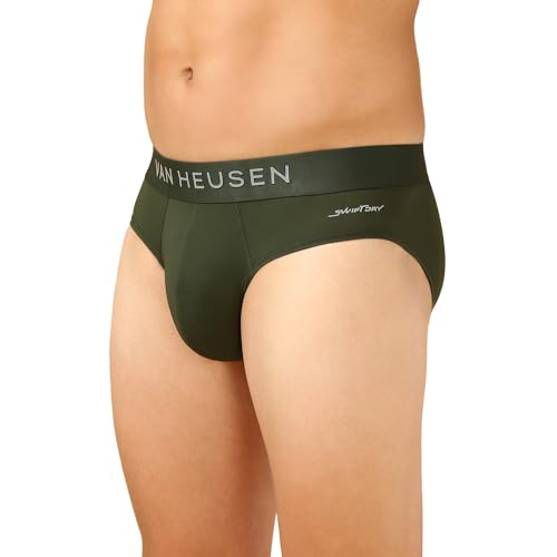 Image of Van Heusen Men's Brief Pack of- 1 | Air Series| Light as air |Ultralight for superior comfort| Mesh Fabric | Breathable Active Trunks - Moisture-Wicking| Sweat Absorbant | Stretch Cotton Blend| Underwear for Active Wear | Style 40007