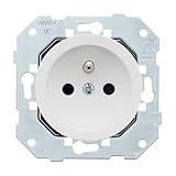 Polyvalence et adaptabilité : Grâce à son design minimaliste et sa compatibilité avec les plaques DOM, cette prise s'intègre facilement dans différents styles d'intérieurs, qu'ils soient modernes ou classiques.