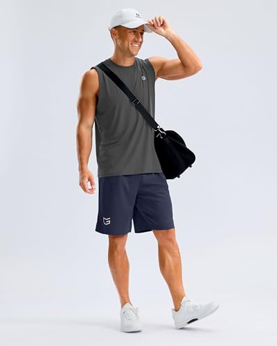 Image of G Gradual Men's Athletic Workout Shorts with Pockets 5 inch /7 inch /9 inch Lightweight Quick Dry Gym Basketball Running Shorts for Men