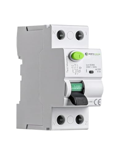 Image of North House 63A 2 POLE 30 MA RCCB (RESIDUAL CURRENT CIRCUIT BREAKER)