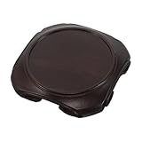Mipcase Base de Madera Redonda para Plantas y Macetas, Soporte Resistente sin Astillas Diseño Minimalista para Decoración en Hogar y Mesa