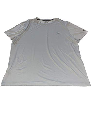 Camiseta natación Speedo hombre XX Large de manga corta y secado rápido gris