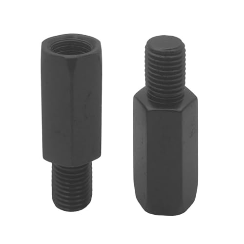 Espejo universal moto adaptadores de extensión de rosca M10 antivibración 2 uds