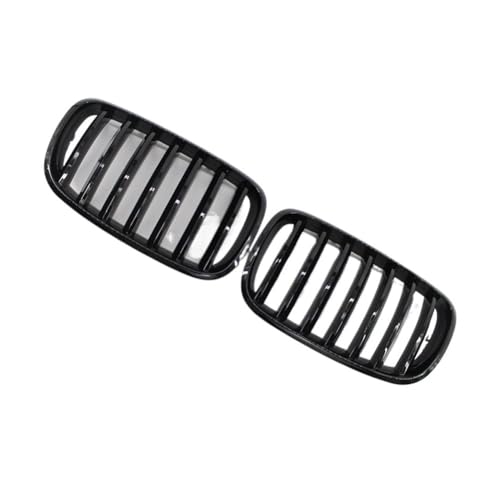 Parrillas de parachoques delantero en negro brillante para BMW X5 E70 y X6 E71