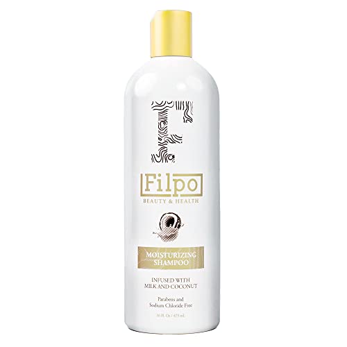 Filpo Coconut Milk Moisturizing Shampoo - Sulfate Free Coconut Milk Shampoo With Coconut Oil And Argan Oil, Clarifying Shampoo For Natural Hair Care, Coconut Shampoo For Curly Hair, Argan Oil Shampoo #TOP2