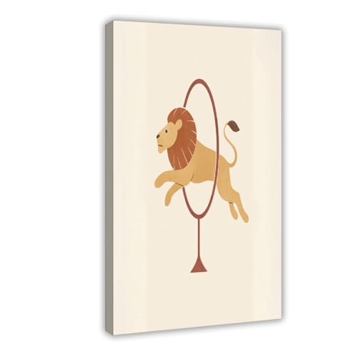 Poster vintage sur toile décoration murale chambre enfant et bureau