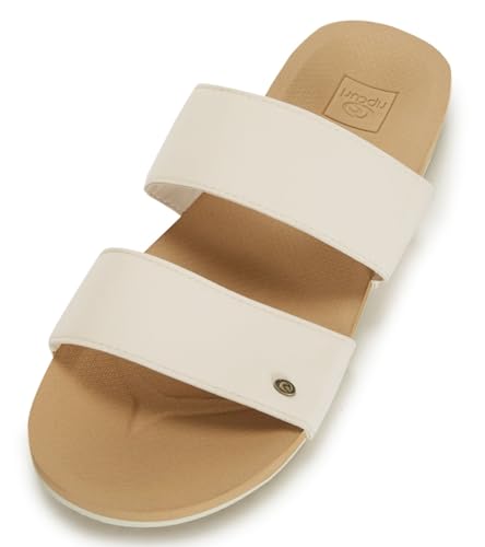 Rip Curl Women's Swc Dual Strap Slide Sandals Off White