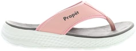 Propét Women's TravelActiv FT Flip-Flop, Pink, 8.5 Wide | Image 2