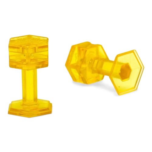 Image of Black Plague Dent Reaper Fat Shaft 15 mm Gold Hex Tabs (5 Tabs)