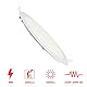 JANDEI - Pack 3 x LED Einbau-Downlights, 18W, 1440 Lumen, runde Form, Montageloch Ø 200- Ø 205 mm, extraflach 13 mm tief, Lichtfarbe Warmweiß 3000K, inklusive Trafo