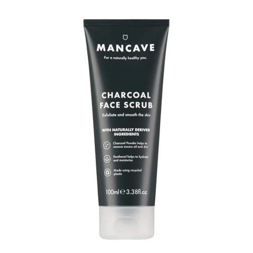 ManCave Gommage visage au charbon de bois 100 ml pour...