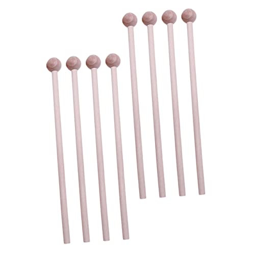 SWOOMEY 木製ハンマー ミニビートおもちゃ 赤ちゃんの手先運動促進 幼児の筋力と協調性向上 親子楽しむインタラクティブ玩具 8個セット