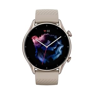 Amazfit Smartwatch GTR 3 mit Gesundheitsüberwachung, 1,39″ AMOLED Display, SpO2, Schlaf, Stress, Zyklusüberwachung, SportuhrGPS Sportuhr mit 150+ Sportmodi, 21 Tage Akku, Alexa für Herren Damen