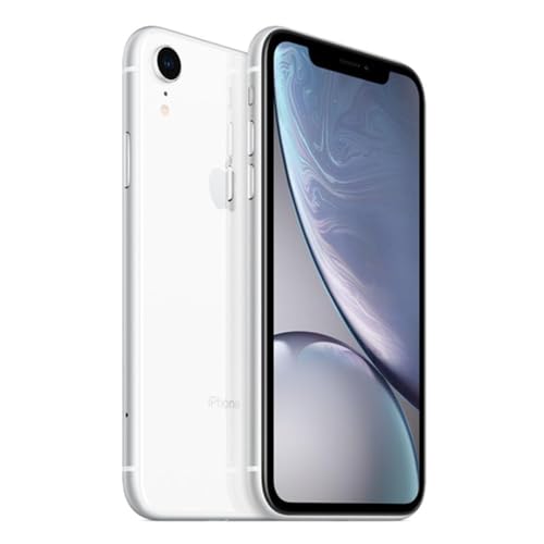 Image of Apple iPhone XR, US Version, 64GB, White - AT&T (Renewed)
