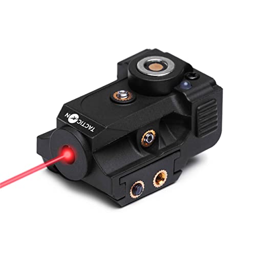 Tacticon BattleBeam V1 Laser Sight | Scope Rifle or Handgun | Weaver or Picatinny Rail | Red or Green Dot Lazer Sight Pistol | Tactical Sights Airsoft | | Pistol | Air Soft Optic (Red Laser)